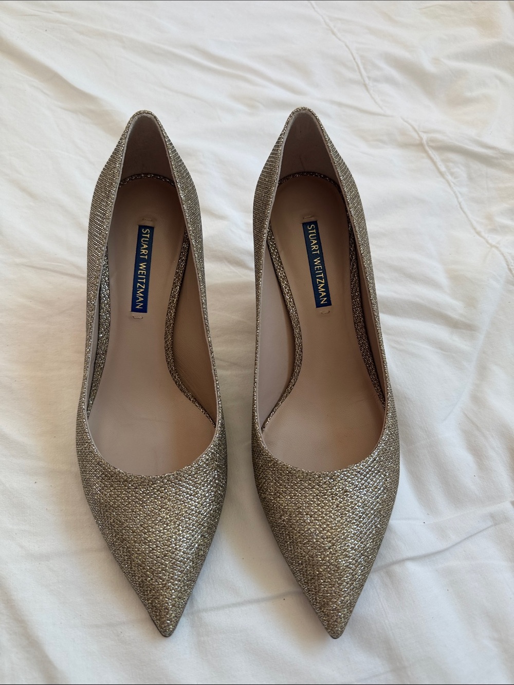 Stuart Weitzman Metallic Pumps